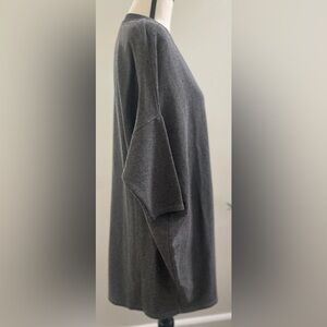 Pull&Bear Grey Sweater Dress Oversized Knit Mini Small